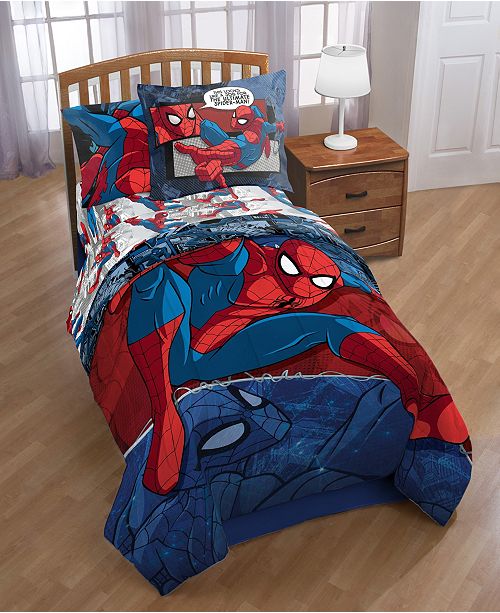 Marvel Reversible Spiderman Twin Comforter Reviews Bed In A