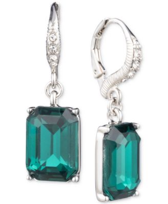 Givenchy - Pav&eacute; & Stone Drop Earrings