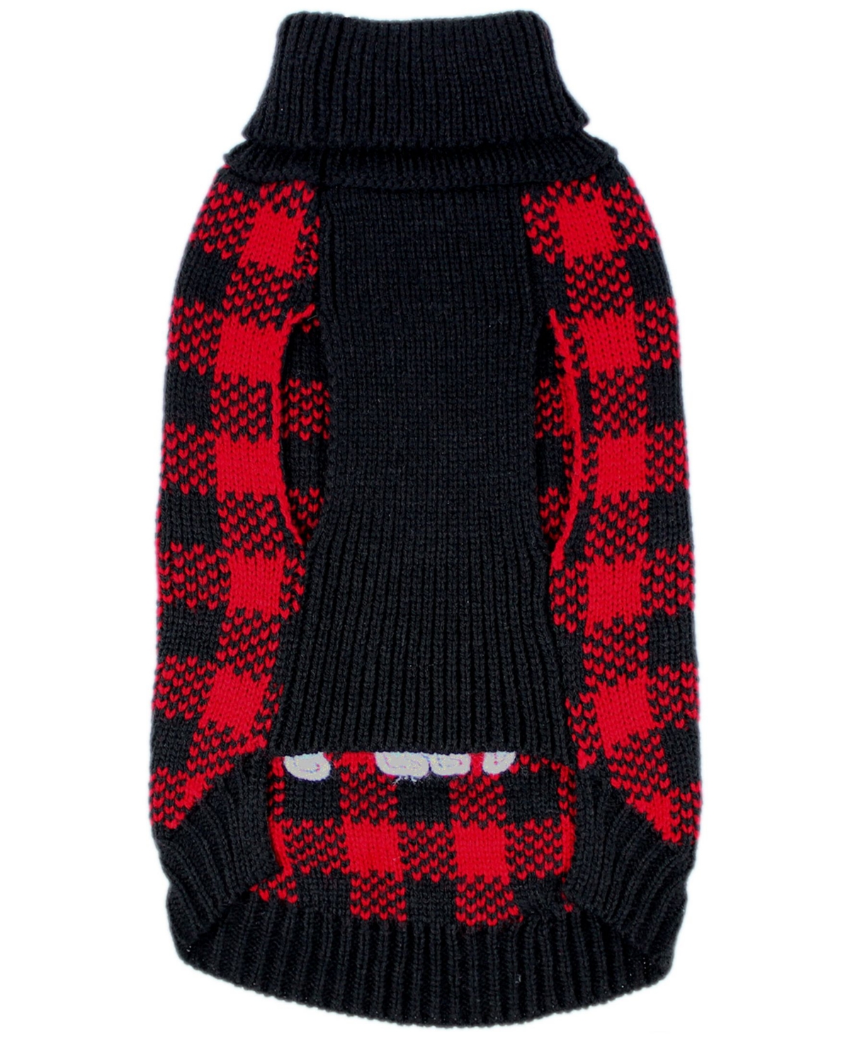 Parisian Pet Buffalo Checkered Sweater