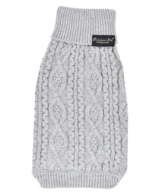 Cable Knit Sweater Cloud Gray