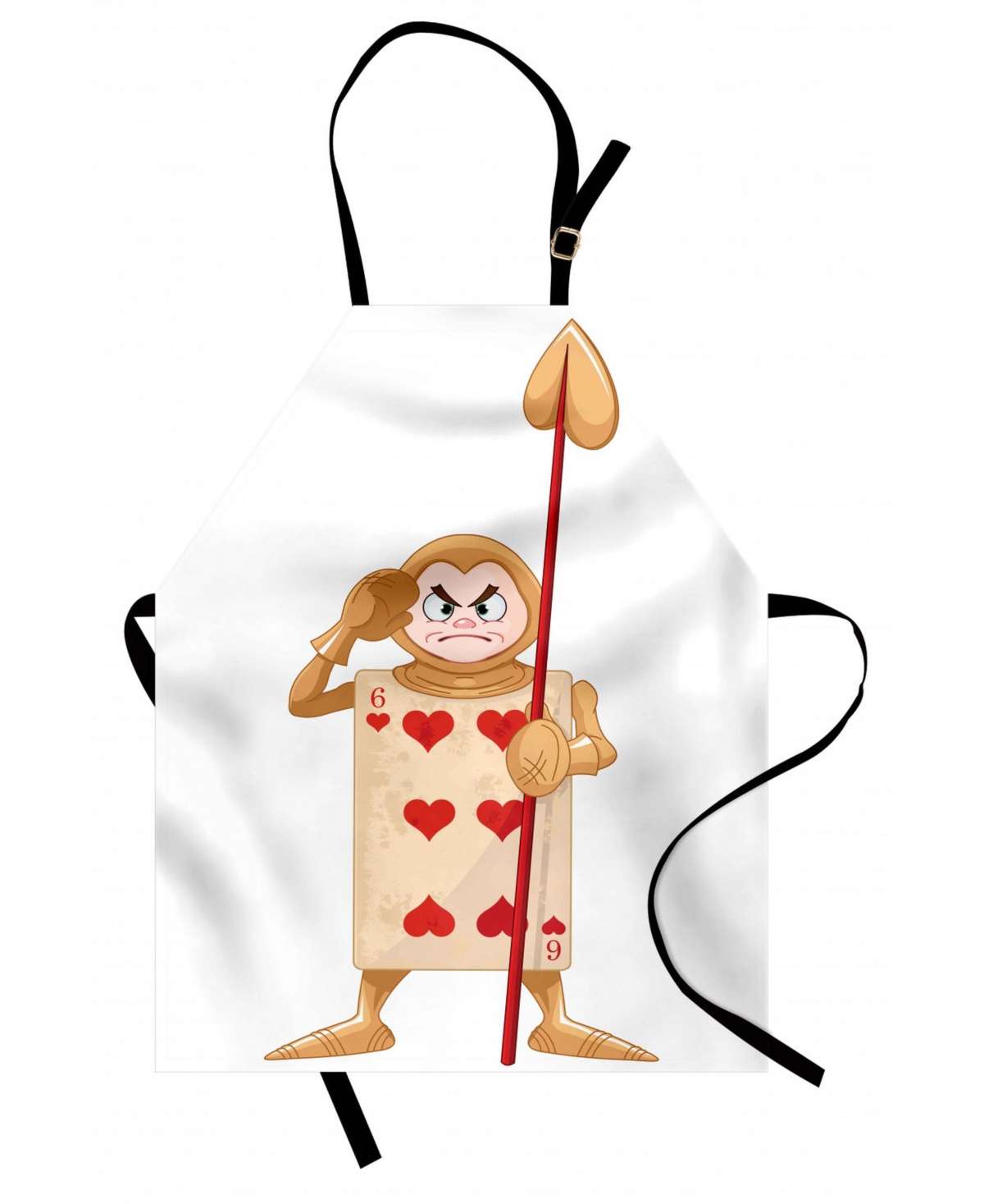 Alice In Wonderland Apron - Black
