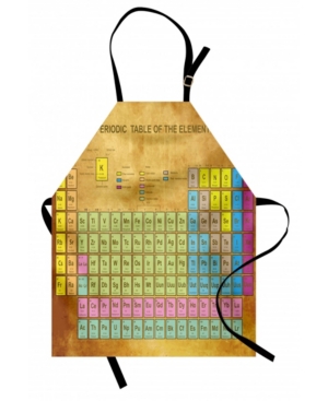 Ambesonne Periodic Table Apron