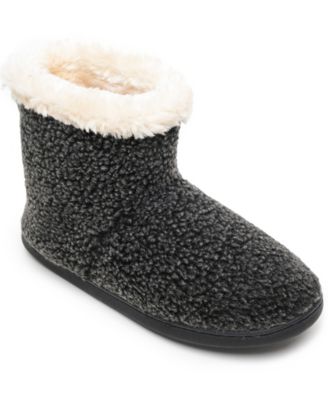 fitflop furry slipper booties