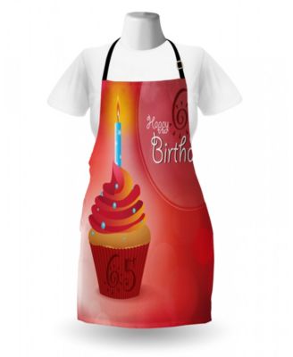 Ambesonne 65th Birthday Apron