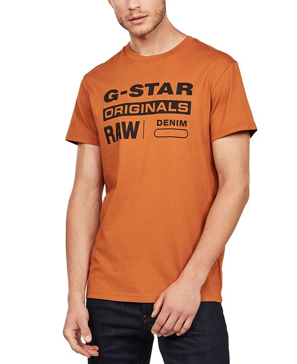 G-Star Raw Men's Original Logo T-Shirt, Created for Macy's ...