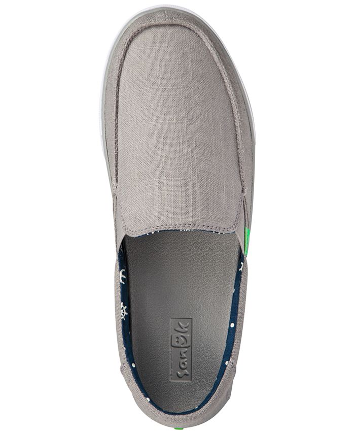 sanuk men's sideline linen 2 loafer flat