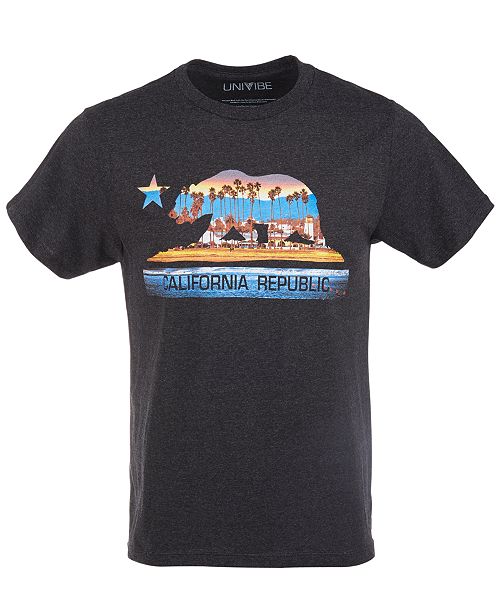 Univibe Men S California Bear Boardwalk Graphic T Shirt Reviews