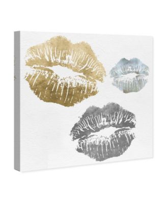 Luxury Kiss Canvas Art, 12" x 12"