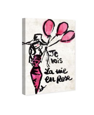 La Vie En Rose Canvas Art, 16" x 24"