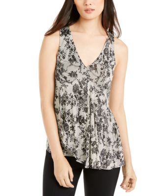 macys michael kors petite tops