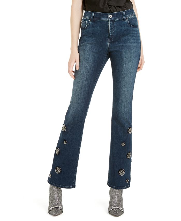 INC International Concepts INC Embellished Bootcut Jeans, Created for