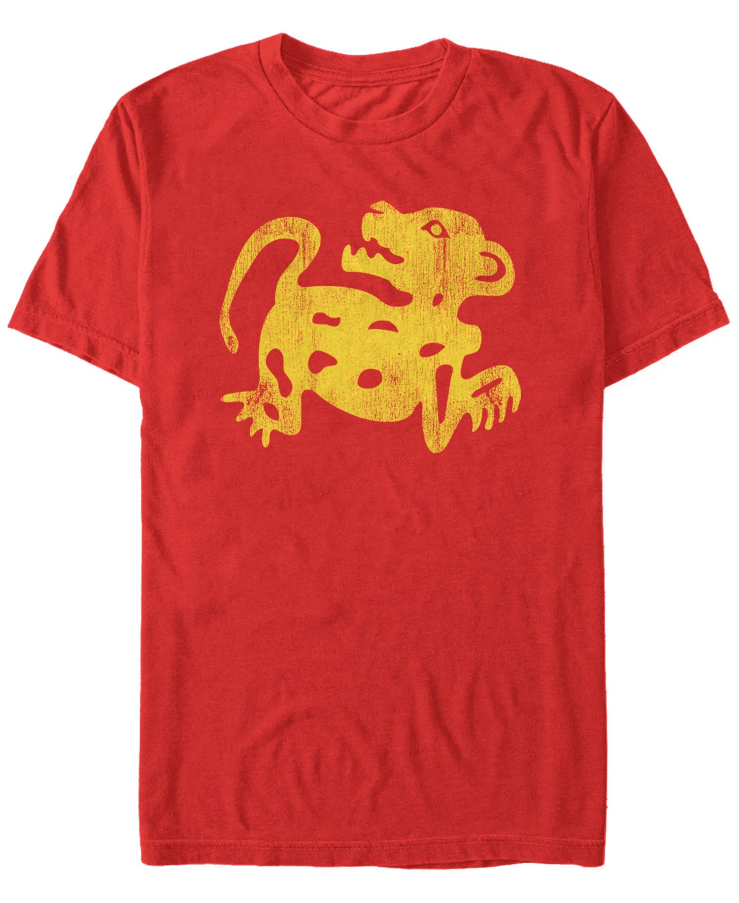 Men's Nickelodeon Legends of the Hidden Temple Distressed Jaguar Short Sleeve T-Shirt