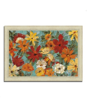 Tangletown Fine Art Bright Expressive Garden by Silvia Vassileva Framed Painting Print 42