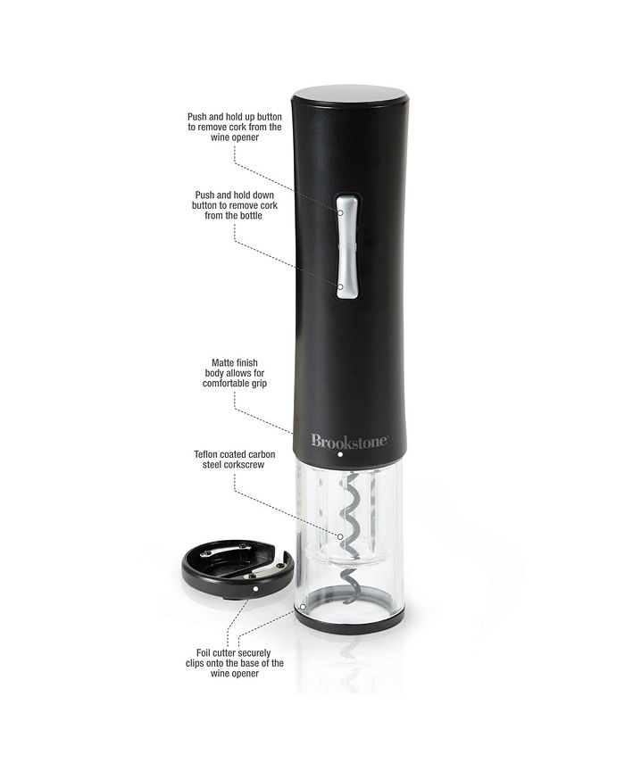 Brookstone Automatic Wine Opener with Clear Bottom Macy
