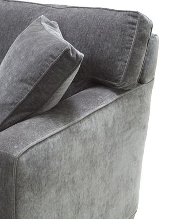 Furniture - Brekton 2-Pc. Fabric Loveseat with Chaise