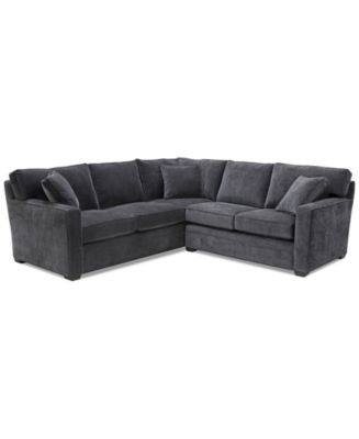 Furniture Brekton 2-Pc. Fabric Sofa Return - Macy's