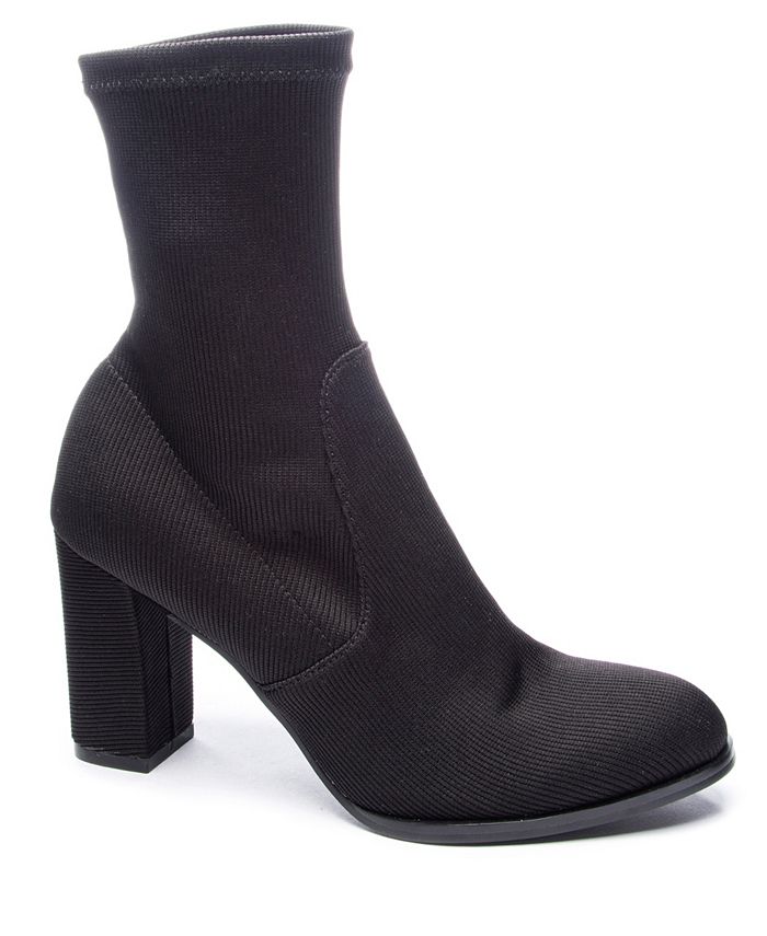 chinese laundry craze bootie white