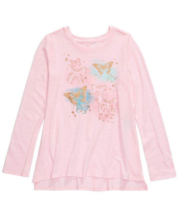 Epic Threads Big Girls Butterfly T-Shirt, Created for Macy's - Macy's