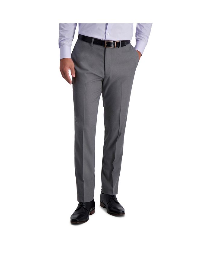 Louis Raphael Stretch Heather Skinny Fit Flat Front Suit Separate Pant ...