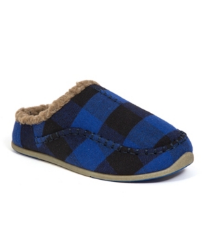 Deer Stags Little and Big Boys Slipperooz Lil Nordic Supro Sock Cushioned Indoor Outdoor Clog Slipper