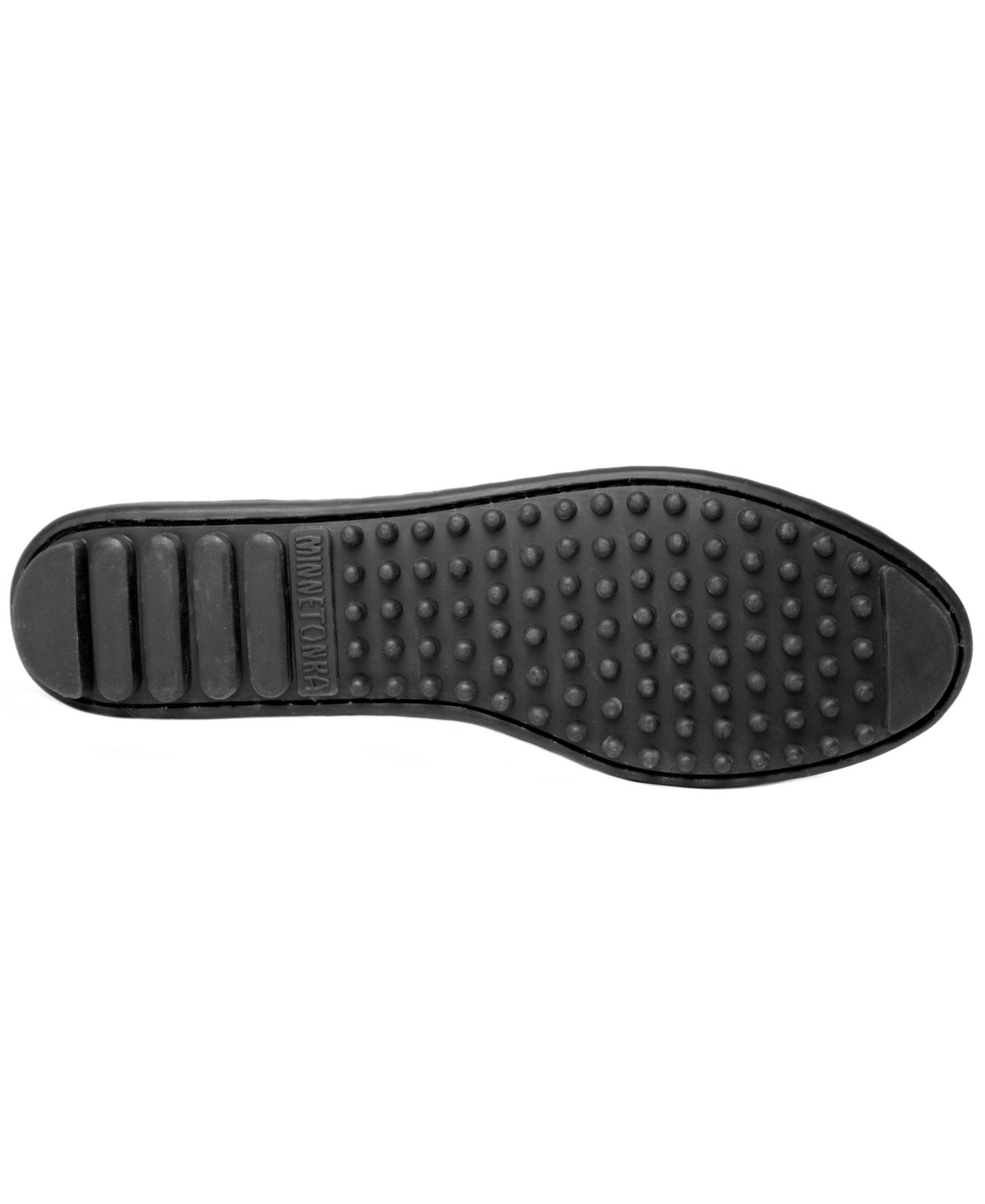 Женские мокасины Minnetonka Kilty из оленьей кожи, цвет: Чёрный — фото 3