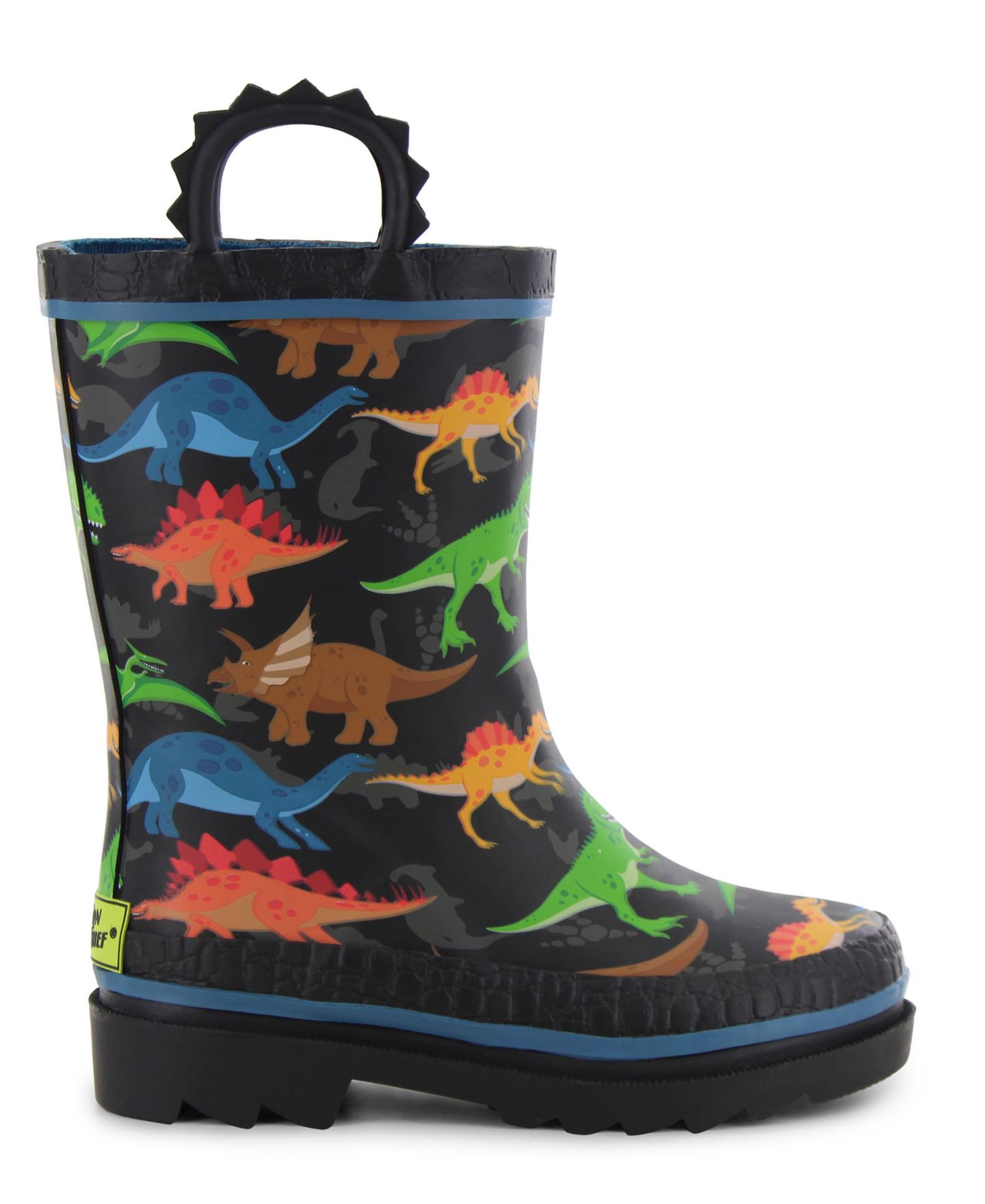 Детские ботинки Western Chief Big Boys (4 to 12) Dinosaur World Rain Boot, цвет: Чёрный — фото 2