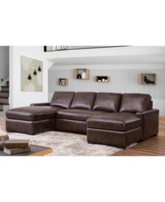 Abbyson Living Bennett Oversized Sectional Sofa