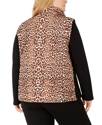 Calvin klein leopard vest clearance