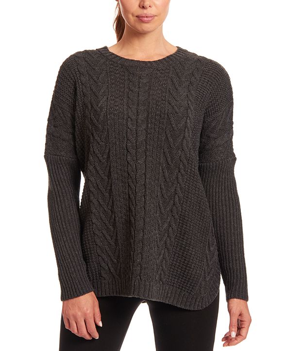 Joseph A Cable-Knit Turtleneck Sweater & Reviews - Sweaters - Women ...