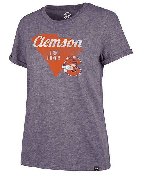 47 Brand Women S Clemson Tigers Regional Match Triblend T Shirt
