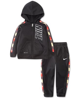Nike Baby Boys Girls 2 Pc Gradient Tape Zip Fleece Hoodie Pants Set Reviews Sets Outfits Kids Macy S