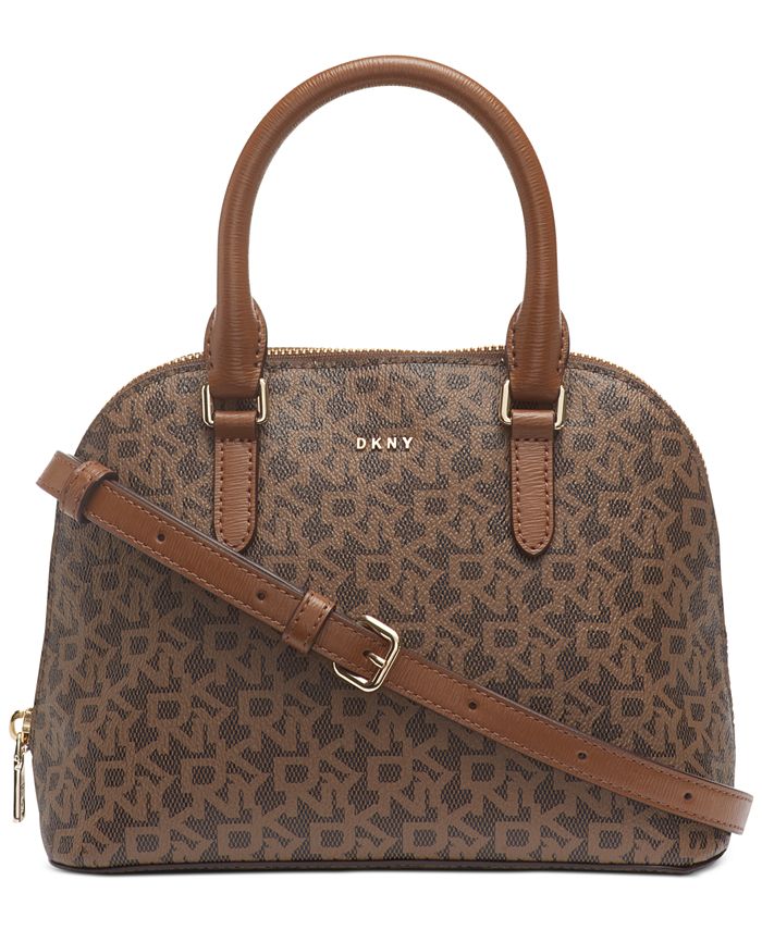dkny bryant logo satchel