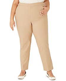 Plus Size Classic Allure Tummy Control Pull-On Regular Length Pants