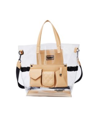 moschino clear tote