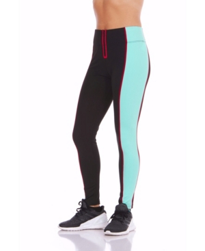 Therapy Exposed Zipper Color blocked Leggings