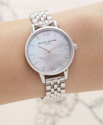 Women's Stainless Steel Bracelet Watch 30mm