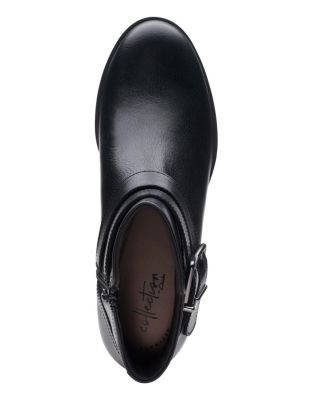 Stivali Clarks Donna Modello Hollis Pearl, Pelle Nera, Suola Ortholite, UK 5.5 (EU 39), Nuovi Senza Scatola