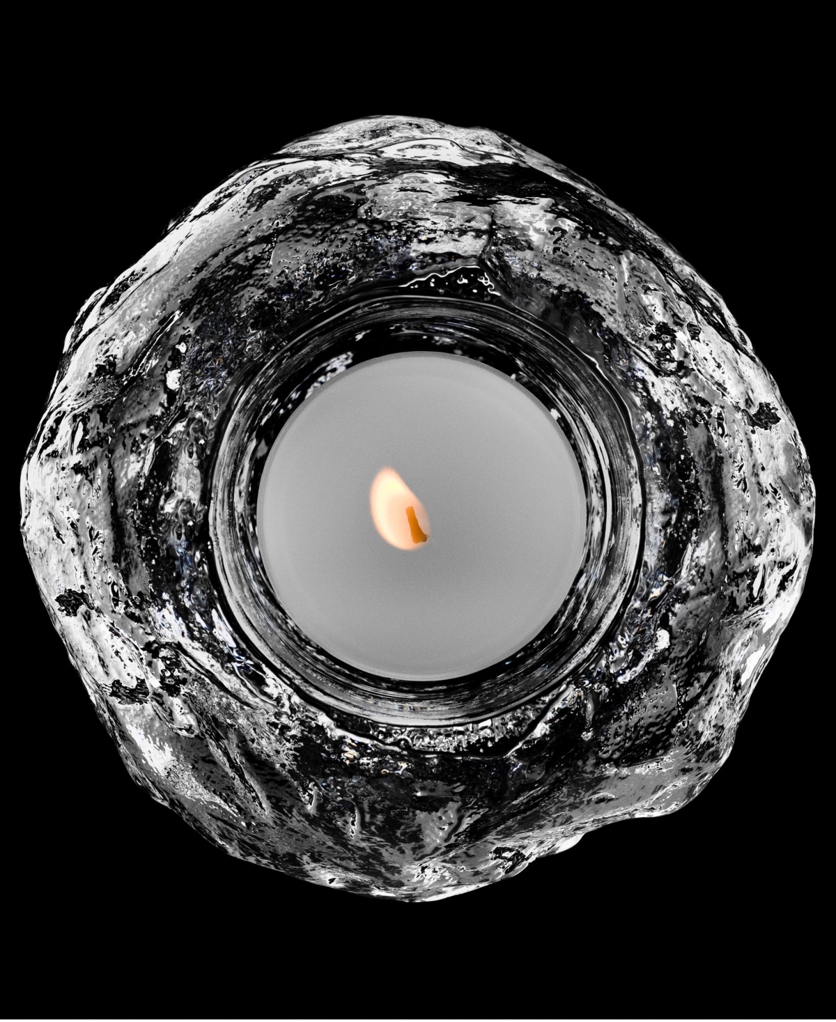 Kosta Boda Snowball Votive In No Color
