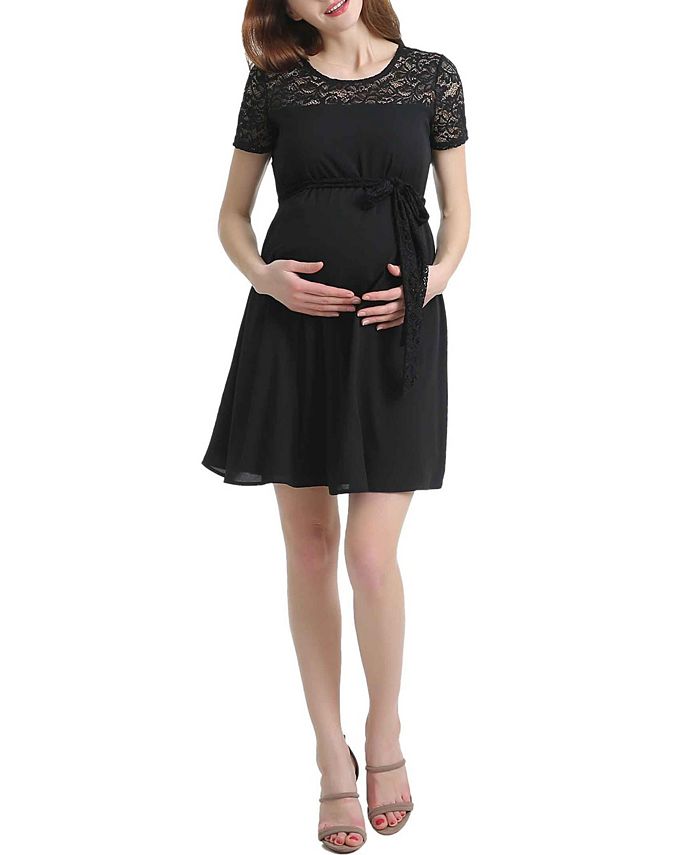 Women's Maternity Delia Ruched Midi Dress