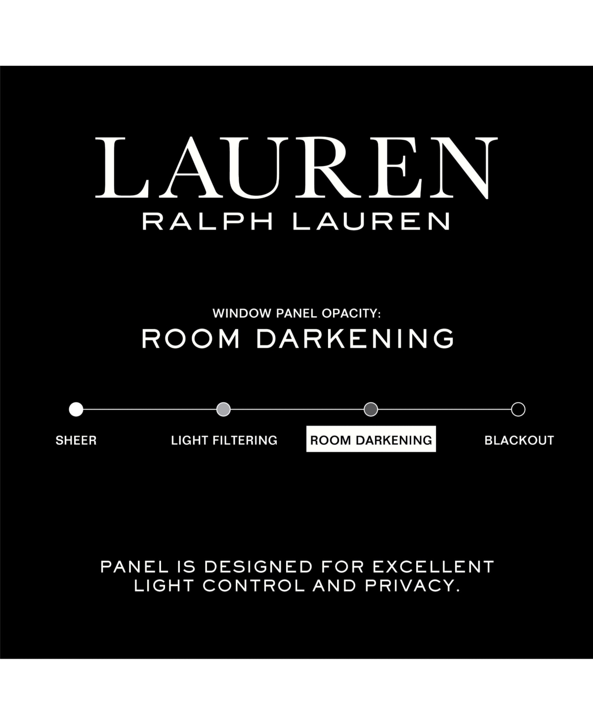 Shop Lauren Ralph Lauren Velvety Room Darkening Back Tab Rod Pocket Curtain Panel, 52" X 84" In Charcoal