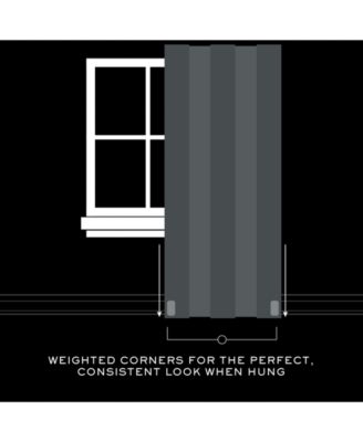 Velvety Room Darkening, Back Tab and Rod Pocket Single Curtain Panel