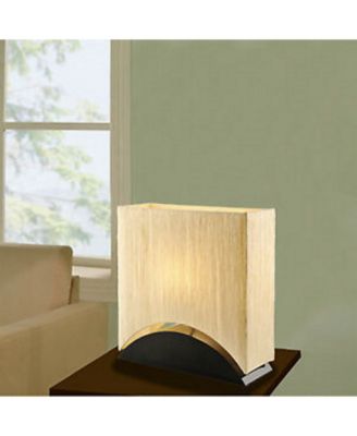 Sakura 17" Modern Space-Efficient Premium Shade Table Lamp with Lacquer