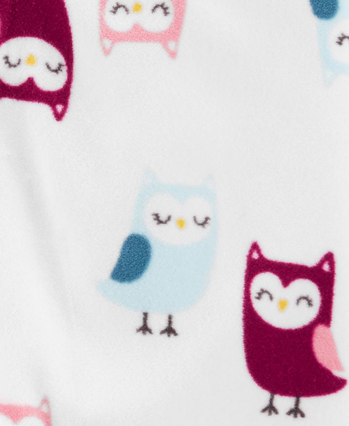 Carter's Baby Girls Owls Fleece Footed Pajamas Macy's