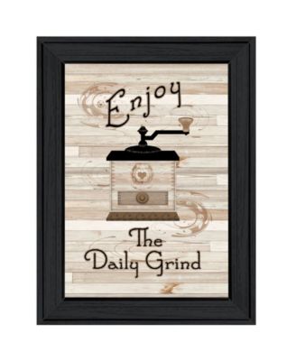 The Daily Grind by Millwork Engineering, Ready to hang Framed Print, Black Frame, 11" x 15"