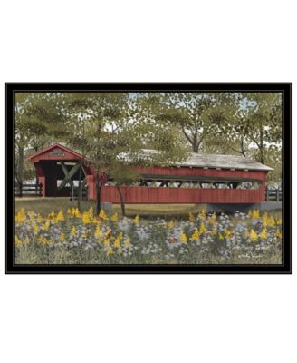 Pottersburg Bridge by Billy Jacobs, Ready to hang Framed Print, Black Frame, 38" x 26"