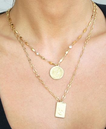 Medallions of Mine Layered Coin Necklace Set