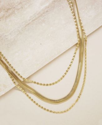 Supreme Mixed Chain Gold Layered Necklace