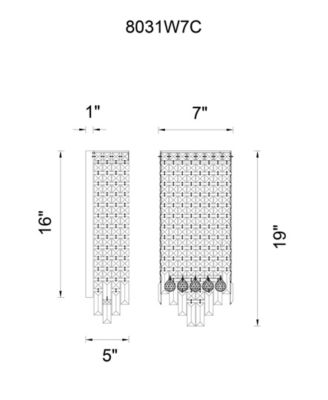 Colosseum 4 Light Wall Sconce