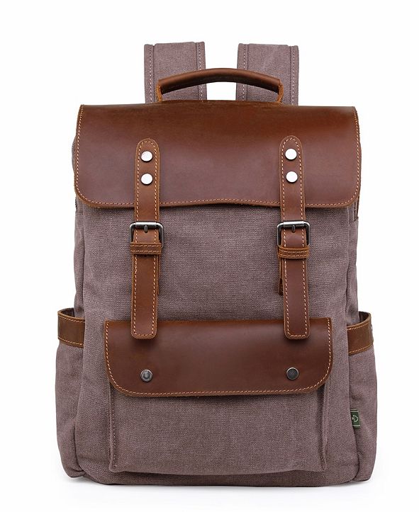 TSD BRAND Valley Hill Canvas Backpack & Reviews Handbags