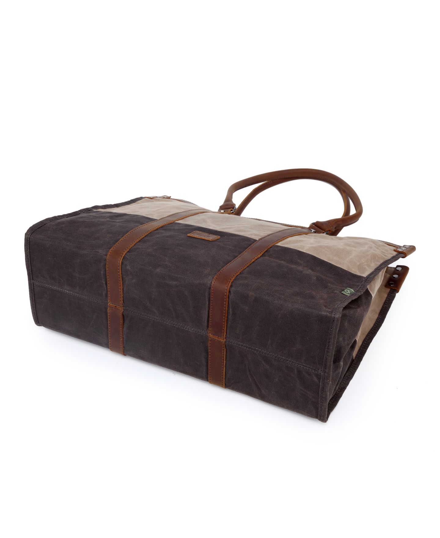 Женская сумка TSD BRAND Stone Creek Waxed Canvas, цвет: Бежевый — фото 6